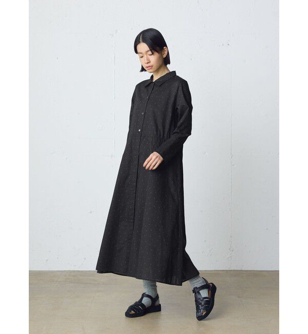 MidiUmi「MidiUmi ウエスト切り替えドットワンピース」|ワンピース|