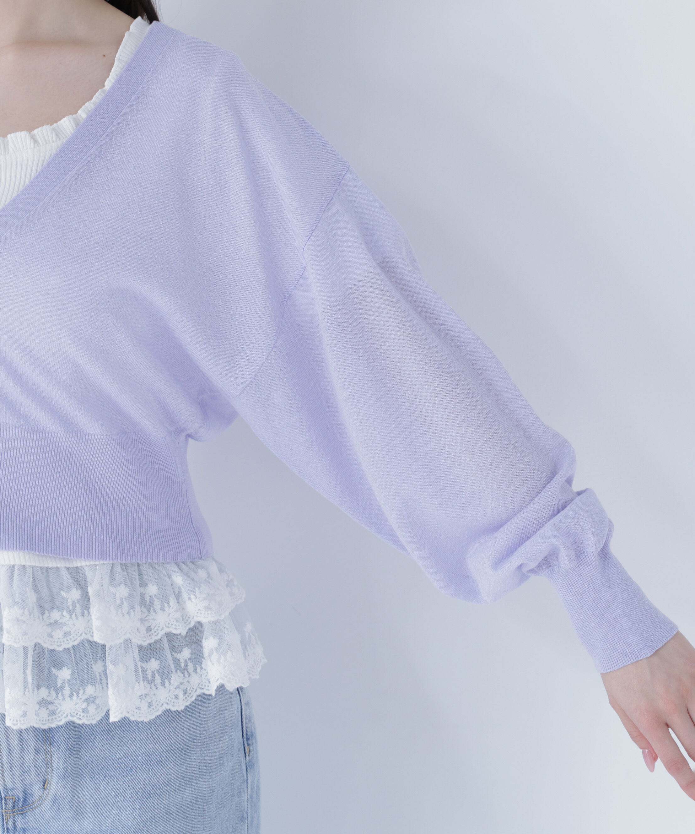  「〈ちょうど、いい服〉さらりと、涼しげ麻混カーディガン」|ニット・セーター|
