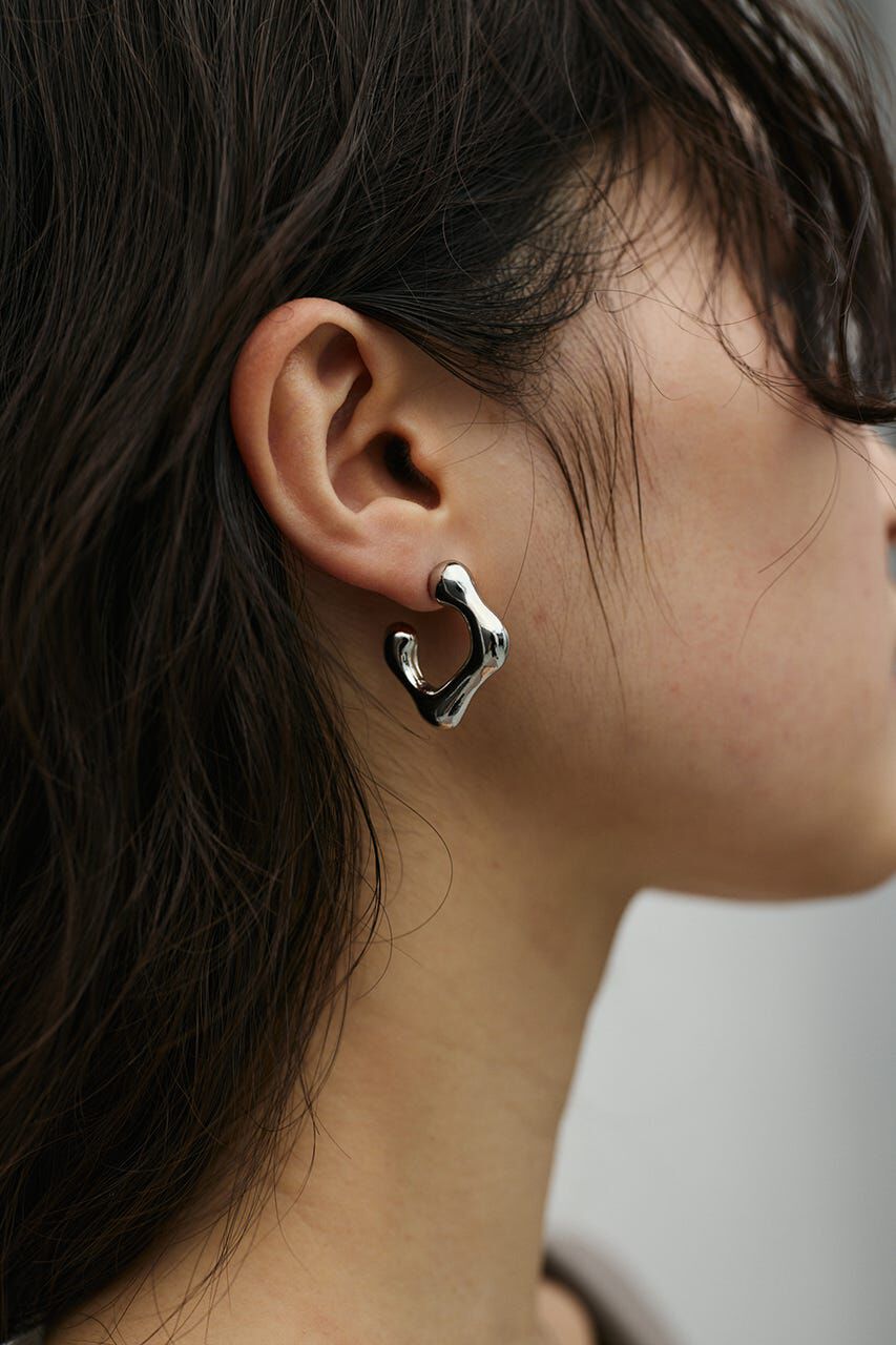 STYLEMIXER「ウェーブラインスクエアピアス」|ピアス|