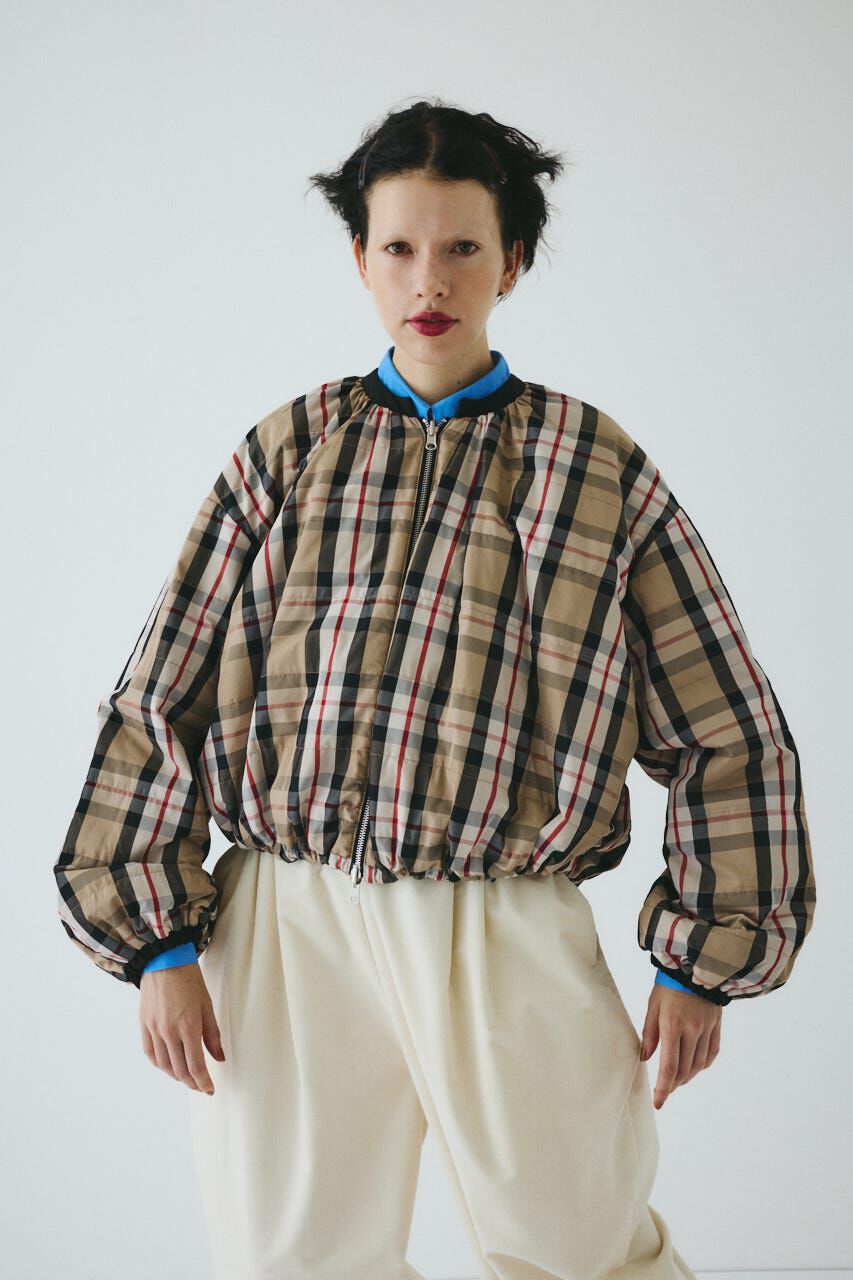 HeRIN.CYE「Reversible Circle batting blouson」|ブルゾン・スタジャン|BLK