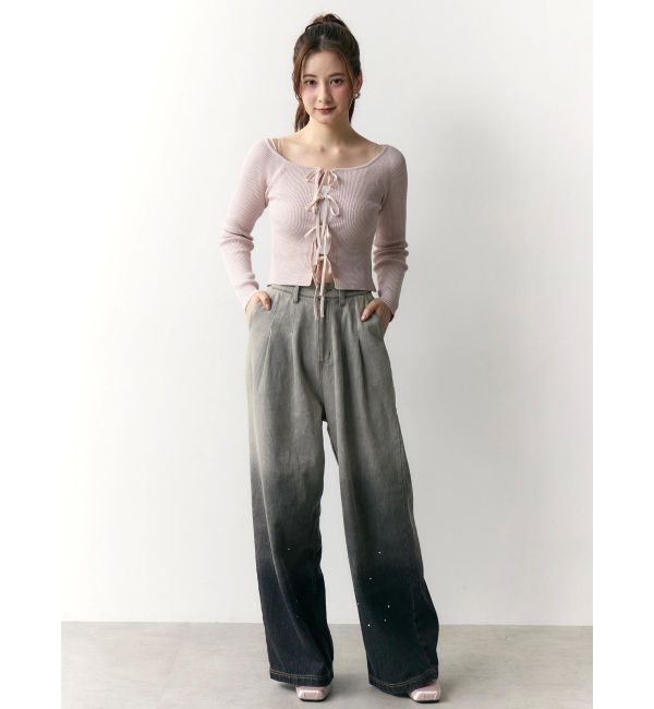 CALNAMUR「グラデーションデニムパンツ」|その他|