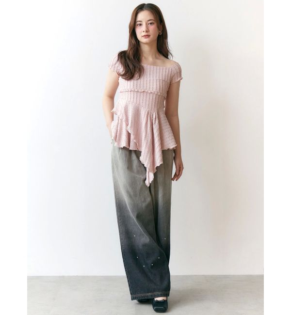 CALNAMUR「グラデーションデニムパンツ」|その他|