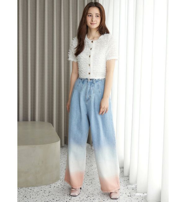 CALNAMUR「グラデーションデニムパンツ」|その他|