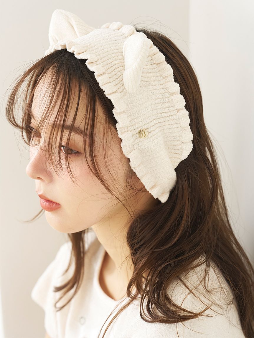 SNIDEL HOME「キャットニットヘアバンド」|その他|