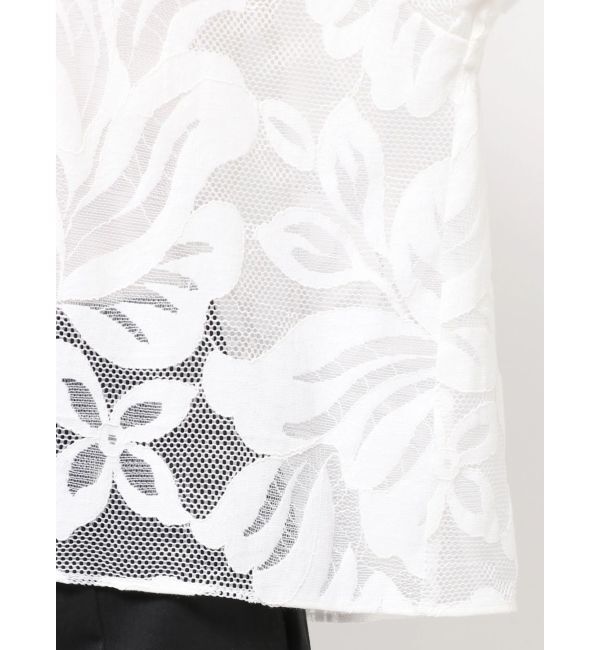 ELENDEEK「LEAVES PATTERN LACE SH」|シャツ・ブラウス|