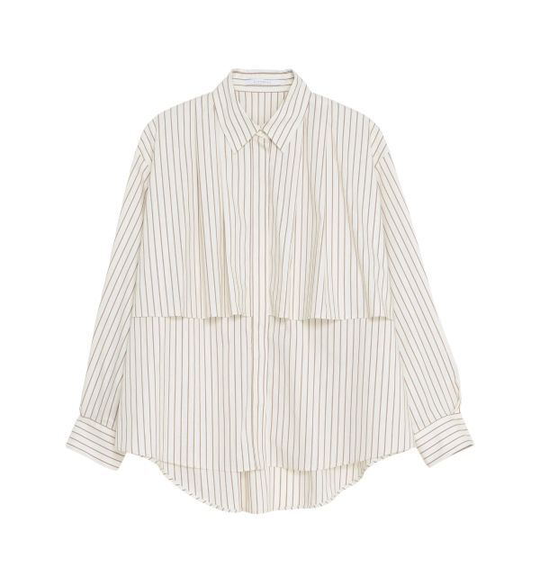 ELENDEEK「STRIPE LAYERED SH」|シャツ・ブラウス|