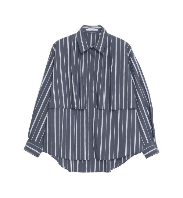 ELENDEEK「STRIPE LAYERED SH」|シャツ・ブラウス|