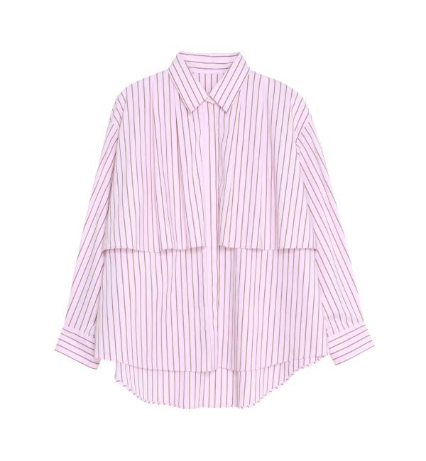 ELENDEEK「STRIPE LAYERED SH」|シャツ・ブラウス|