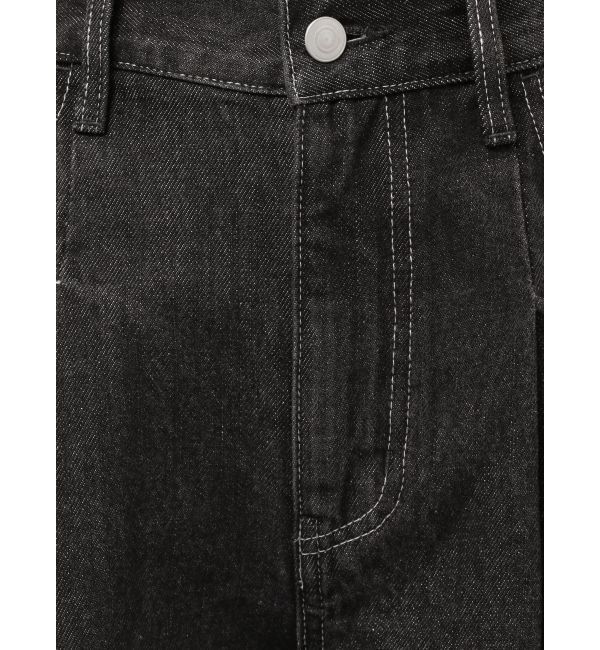 ELENDEEK「PANEL TUCK DENIM WIDE PT」|デニム|