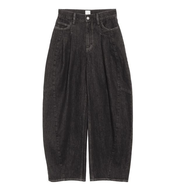 ELENDEEK「PANEL TUCK DENIM WIDE PT」|デニム|
