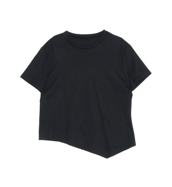 ELENDEEK「ASYME HEM T-SHIRT」|Tシャツ・カットソー|ブラック