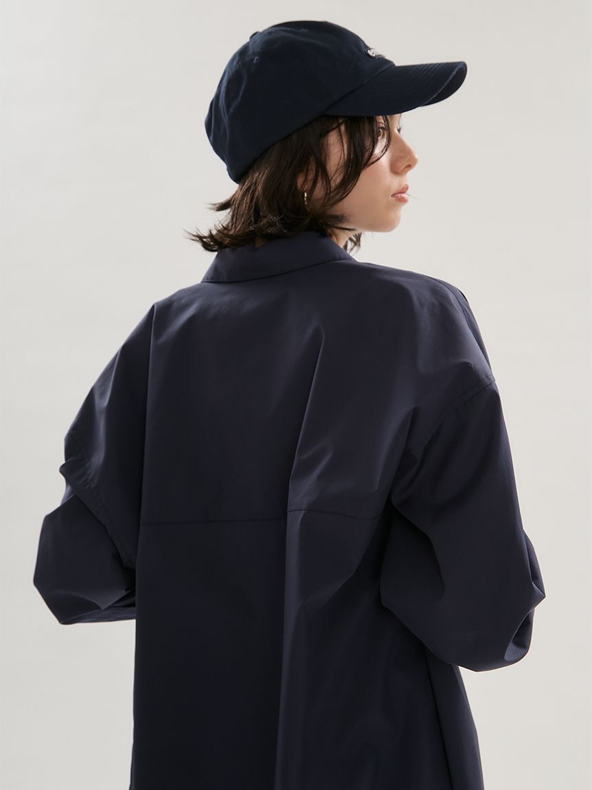emmi atelier「emmiロゴコクーンシルエットシャツ」|シャツ・ブラウス|