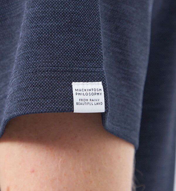 MACKINTOSH PHILOSOPHY「クルーネックTシャツ メランジカノコ」|Tシャツ・カットソー|