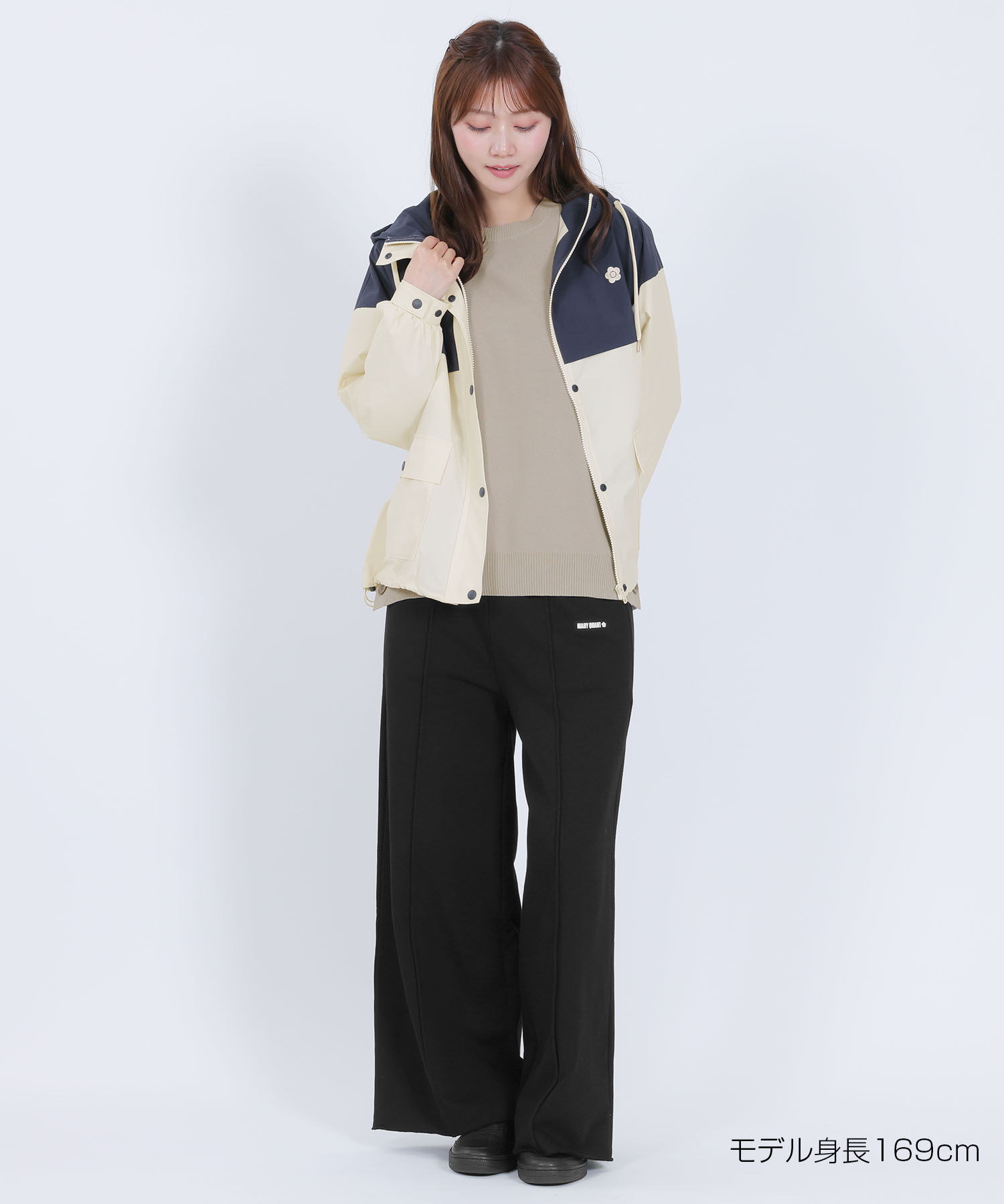 MARY QUANT「サイドボタンニット プルオーバー」|プルオーバー|