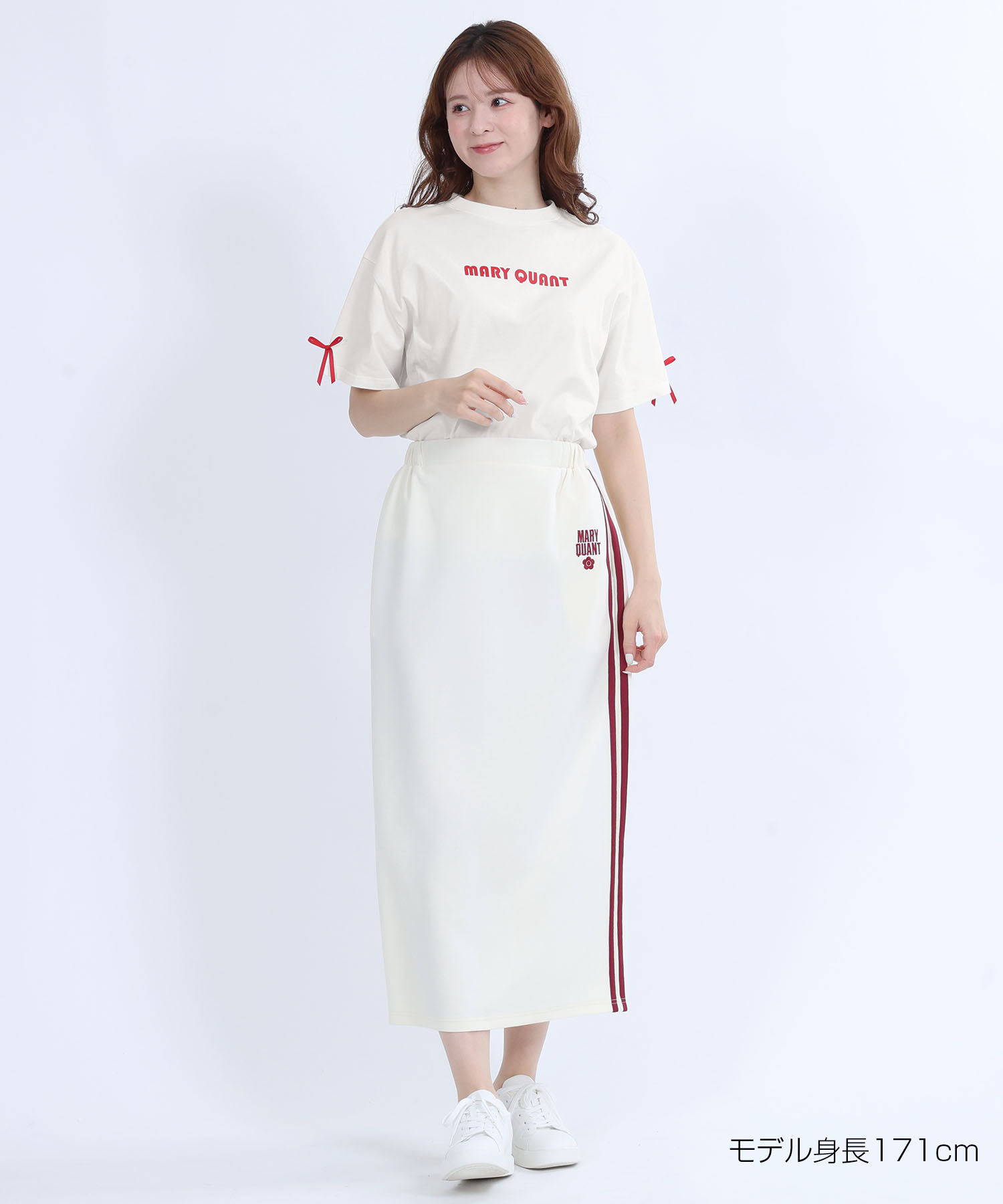 MARY QUANT「リボンロゴビッグ Tシャツ」|Tシャツ・カットソー|