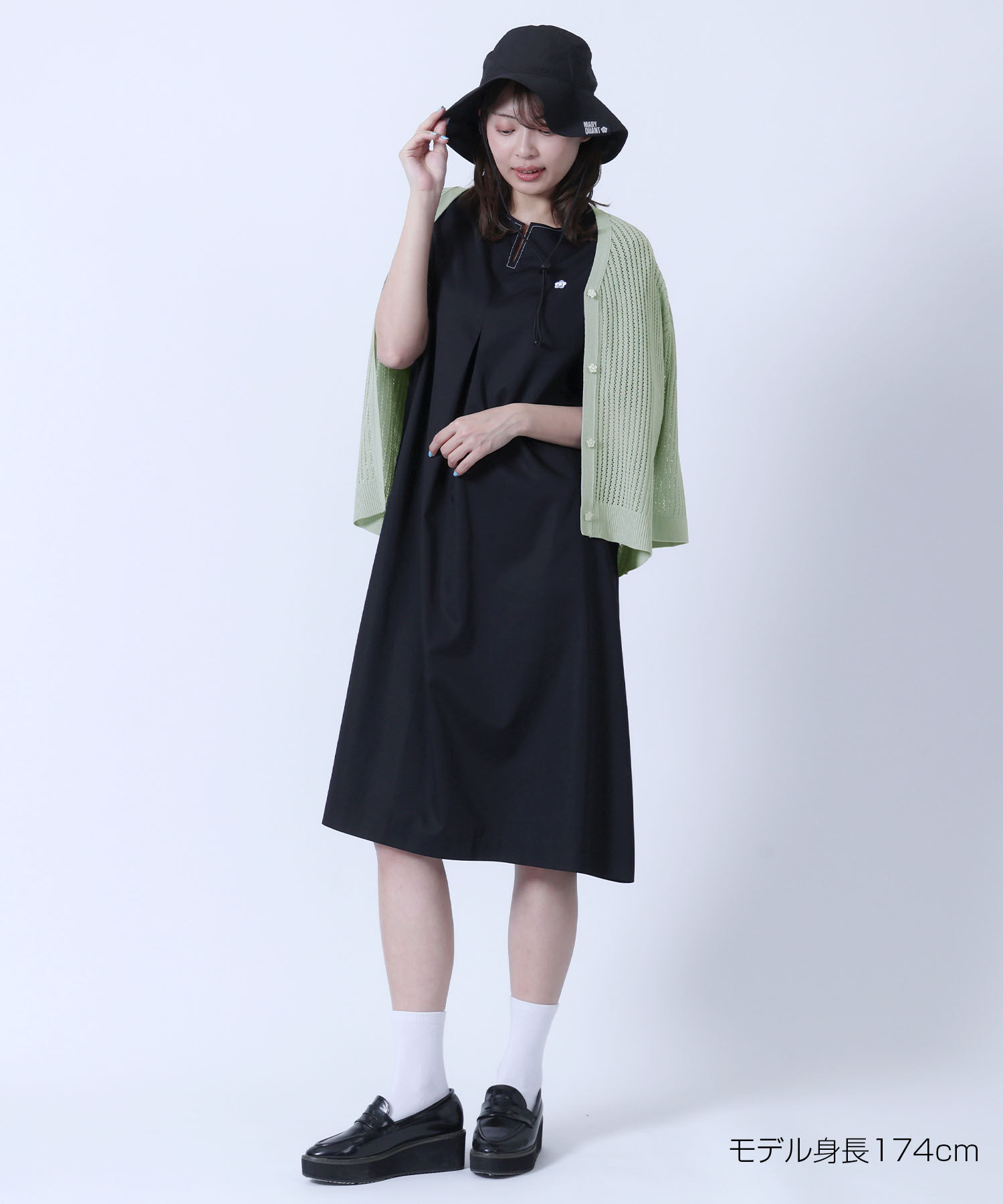 MARY QUANT「ライトメッシュ カーディガン」|カーディガン|