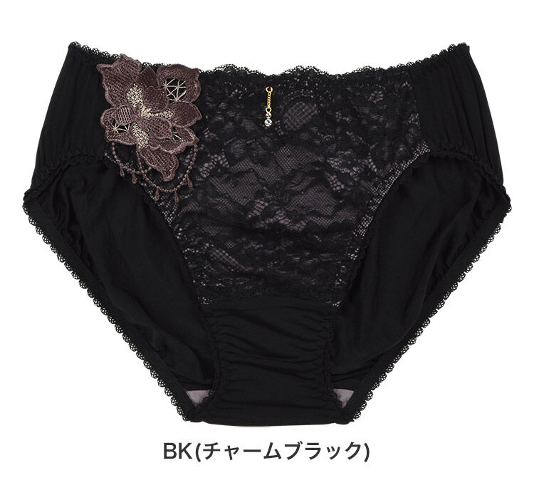 intesucre「アンテシュクレ narue&times;intesucre IBT343ペア スタンダードショーツ ISP343」|インナー|BK
