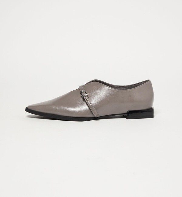 SY UNITED ARROWS「＜SY＞エッジピーススリットベルト フラット20&uarr;」|ローファー|MD.GRAY