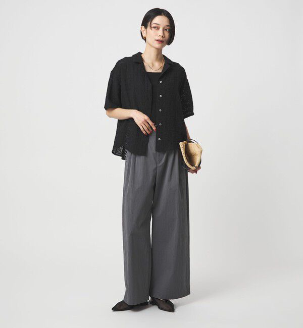 UNITED ARROWS green label relaxing「ジャガード シャツ」|シャツ・ブラウス|