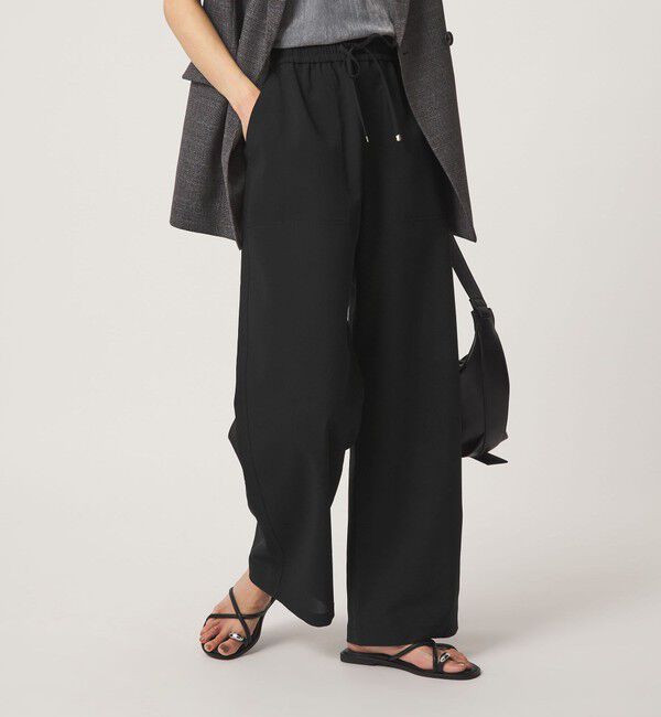 UNITED ARROWS green label relaxing「［size SHORT/TALLあり］ドライ イージー パンツ」|その他|BLACK
