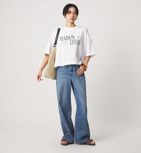 UNITED ARROWS green label relaxing「バック タック ロゴ Tシャツ」|Tシャツ・カットソー|