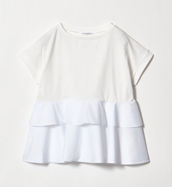 BEAUTY&YOUTH UNITED ARROWS「【WEB限定】ペプラム ショートスリーブプルオーバー」|Tシャツ・カットソー|OFF WHITE