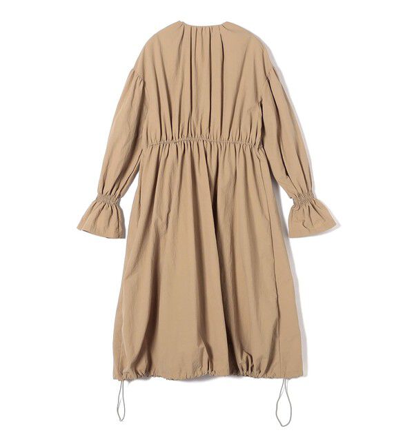 SHIPS for women「〈撥水加工/手洗い可能〉裾 ドロスト ノーカラー ロング コート 24SS ◇」|ノーカラーコート|
