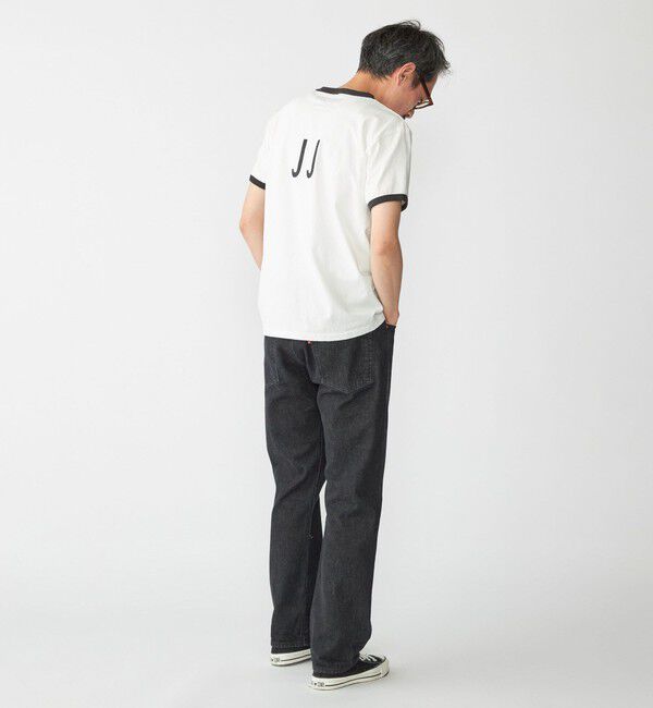SHIPS「【SHIPS別注】THE DAY ON THE BEACH: プリント リンガー Tシャツ」|Tシャツ・カットソー|