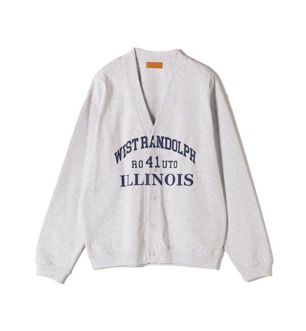 SHIPS for women「【SHIPS別注】Odub:Vネック ロゴ カーディガン」|カーディガン|