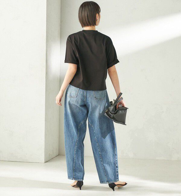 SHIPS for women「《一部追加》【SHIPS別注】LACOSTE:〈手洗い可能〉五分袖 TEE」|Tシャツ・カットソー|