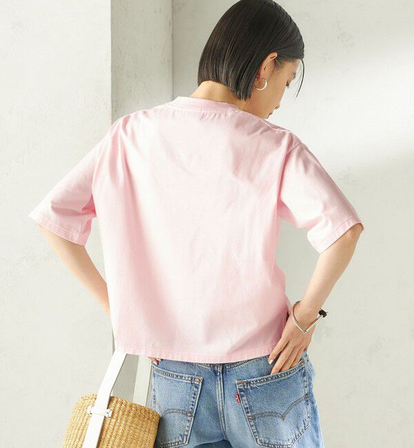SHIPS for women「《一部追加》【SHIPS別注】LACOSTE:〈手洗い可能〉五分袖 TEE」|Tシャツ・カットソー|