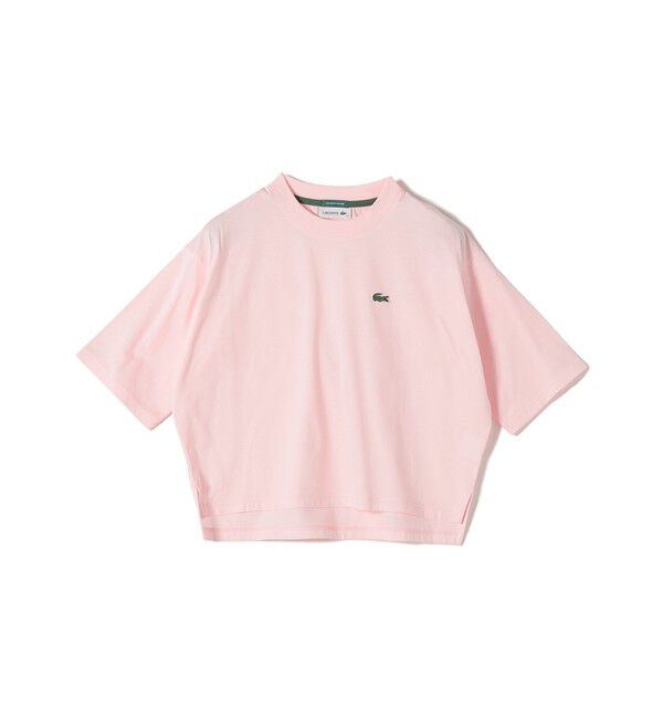 SHIPS for women「《一部追加》【SHIPS別注】LACOSTE:〈手洗い可能〉五分袖 TEE」|Tシャツ・カットソー|