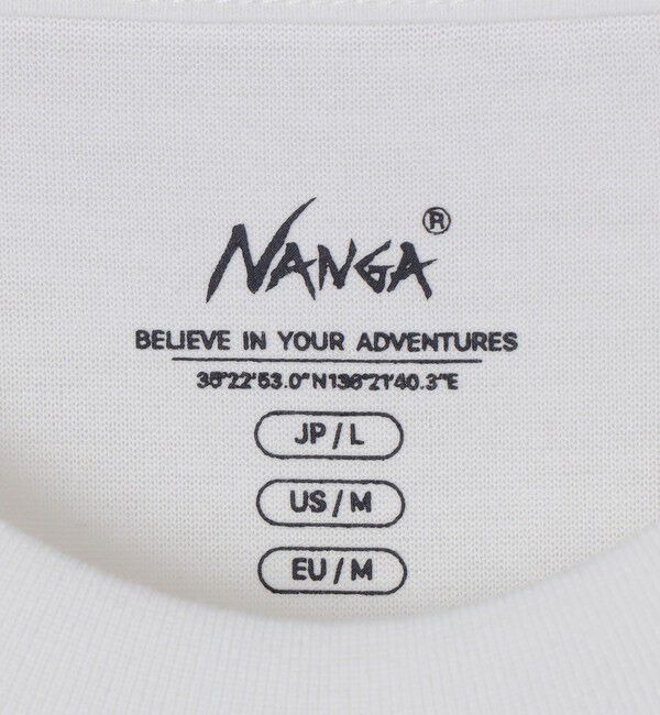 SHIPS「NANGA: DRY MIX PIVOT SLEEVE TEE」|Tシャツ・カットソー|