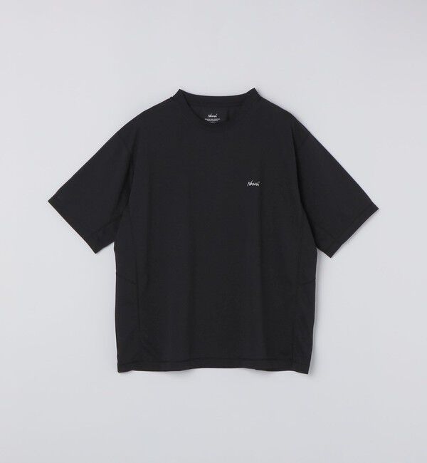 SHIPS「NANGA: DRY MIX PIVOT SLEEVE TEE」|Tシャツ・カットソー|ブラック