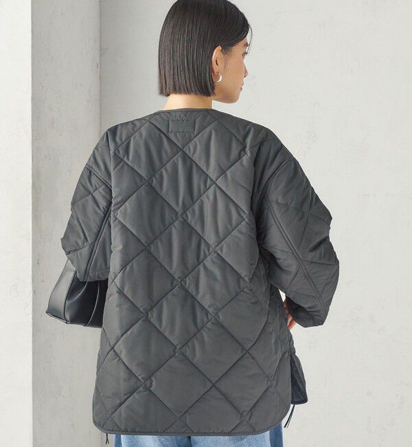 SHIPS for women「《予約》〈撥水加工/手洗い可能〉HEAT 中綿 キルティング ジップ ブルゾン」|ブルゾン・スタジャン|