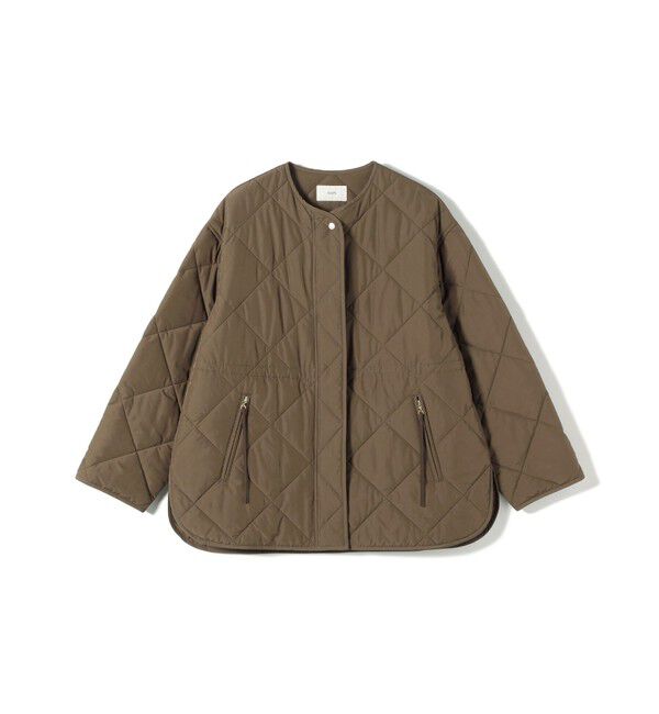 SHIPS for women「《予約》〈撥水加工/手洗い可能〉HEAT 中綿 キルティング ジップ ブルゾン」|ブルゾン・スタジャン|