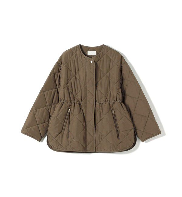 SHIPS for women「《予約》〈撥水加工/手洗い可能〉HEAT 中綿 キルティング ジップ ブルゾン」|ブルゾン・スタジャン|