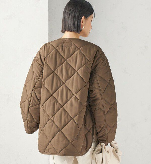 SHIPS for women「《予約》〈撥水加工/手洗い可能〉HEAT 中綿 キルティング ジップ ブルゾン」|ブルゾン・スタジャン|