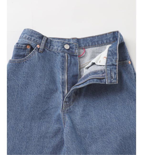 OUTDOOR PRODUCTS Usual Things「≪予約 追加≫ULTサマーデニムハイライズルーズ5PKT BLUE/NAVY」|デニム|