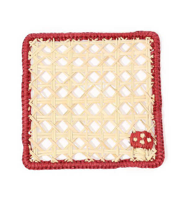TOMORROWLAND HOME「CORO CORA Tomato square コースター」|その他|25 レッド