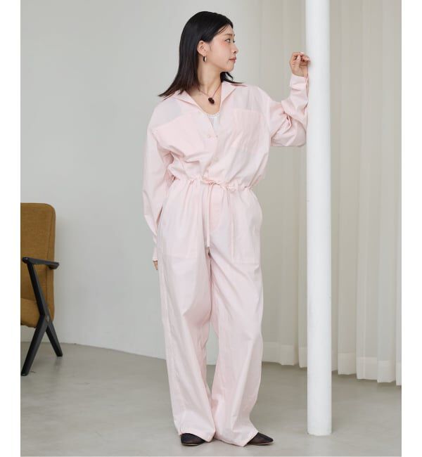IENA LA BOUCLE「IENA LA BOUCLE オーガニックコットンタイプライターオールインワン」|オールインワン|