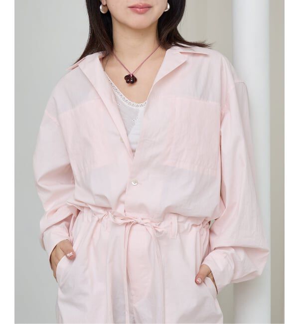 IENA LA BOUCLE「IENA LA BOUCLE オーガニックコットンタイプライターオールインワン」|オールインワン|