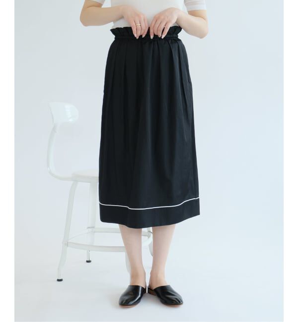 IENA LA BOUCLE「IENA LA BOUCLE サテンタックスカート」|スカート|
