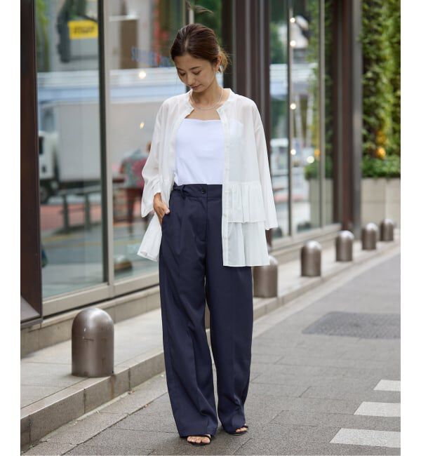 VERMEIL par iena「シアーティアードシャツ」|シャツ・ブラウス|