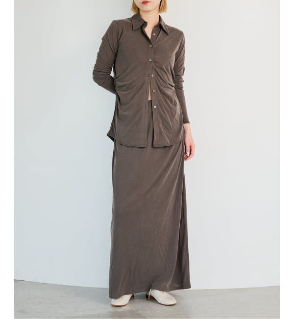 IENA LA BOUCLE「《予約》IENA LA BOUCLE フィブリルカットスカート」|スカート|