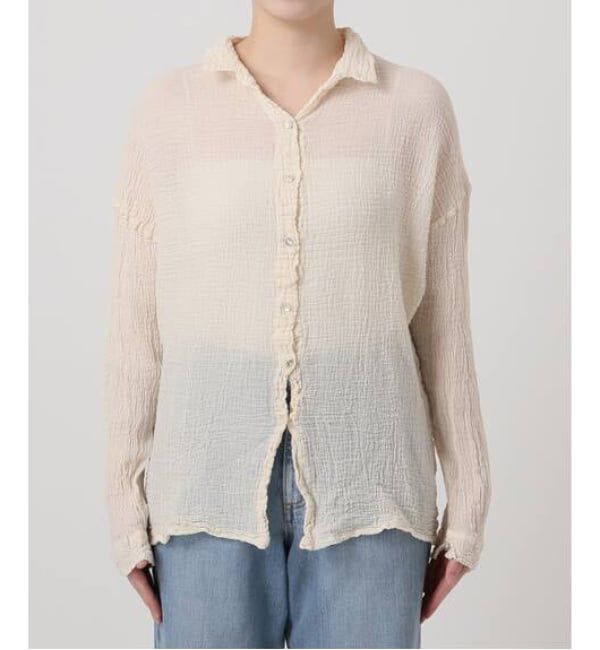 IENA「《追加予約》LES ATELIERS FRANCAIS DE CONFECTION Blouse Desert PE26BLDESERTGDC」|シャツ・ブラウス|
