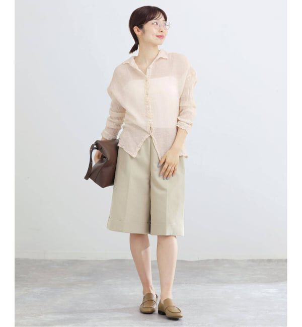 IENA「《追加予約》LES ATELIERS FRANCAIS DE CONFECTION Blouse Desert PE26BLDESERTGDC」|シャツ・ブラウス|