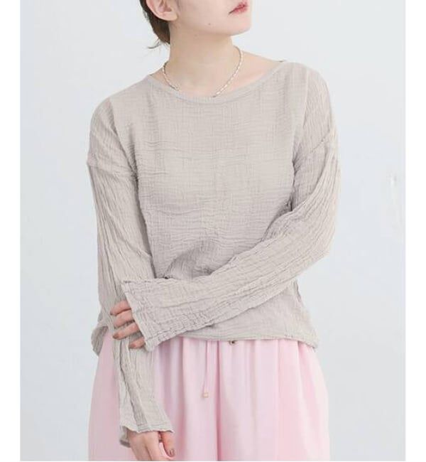 IENA「《追加予約》LES ATELIERS FRANCAIS DE CONFECTION T Manches Longues PE26TSMLGDC」|シャツ・ブラウス|