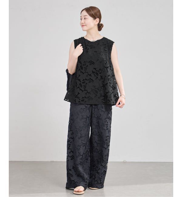 IENA「《セットアップ対応》バックデザインノースリーブブラウス」|シャツ・ブラウス|