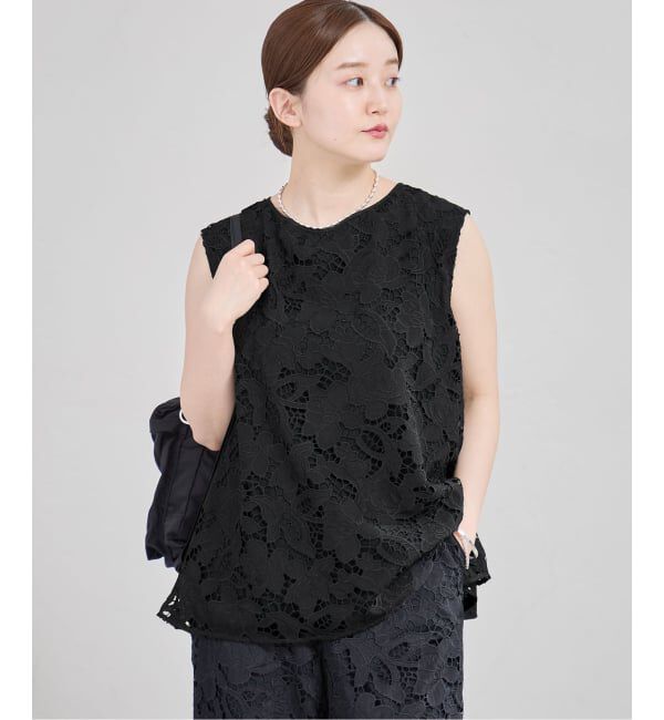 IENA「《セットアップ対応》バックデザインノースリーブブラウス」|シャツ・ブラウス|